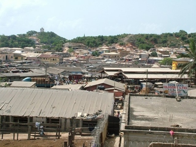 Cape Coast 011 - Ville vue du haut - Ghana