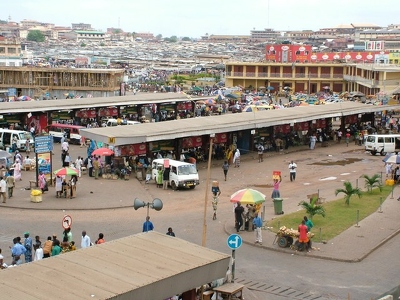 Kumasi 032 - Gare routiere et marche - Ghana