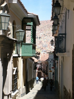 La Paz 002 - Rue - Bolivie
