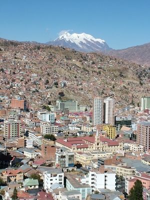 La Paz 041 - Vue d en haut - Bolivie