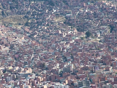 La Paz 052 - l Alto vu d en haut - Bolivie