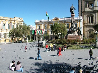 La Paz 055 - Plaza Murillo - Bolivie
