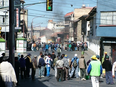 La Paz 155 - Manifestations mineurs - Bolivie