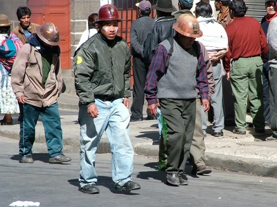 La Paz 160 - Manifestations Mineurs - Bolivie