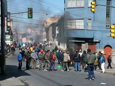 La Paz 167 - Manifestations - Bolivie