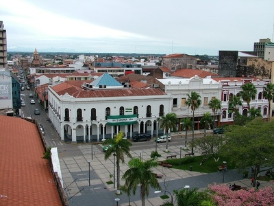 Santa Cruz 018 - Vue place depuis cathedrale - Bolivie