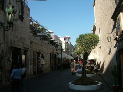 Arequipa 003 - Rue pietonne - Perou