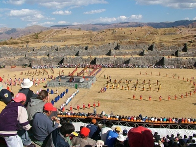 Inti Raymi 058 - Vue generale - Perou