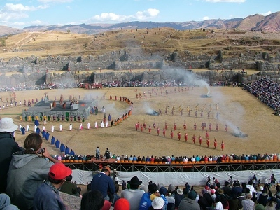 Inti Raymi 073 - Vue generale - Perou