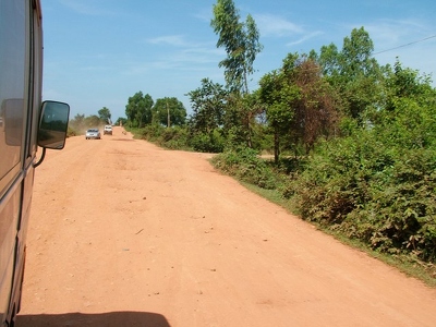 Voyage frontiere - 022 - Piste terre - Cambodge