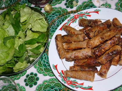 Vietnam - Recette Nems - Avant de deguster