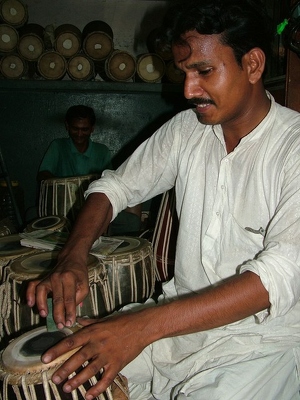 Benares Varanasi 004 - Tabla maker - Inde