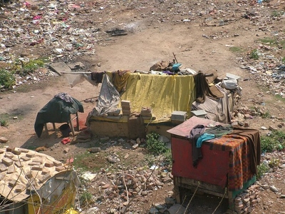 Benares Varanasi 026 - Tentes - Inde