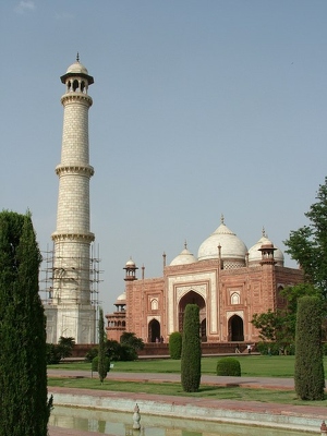 Agra 011 - Taj Mahal - Cote - Inde