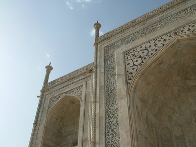 Agra 014 - Taj Mahal - details - Inde