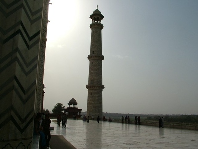 Agra 018 - Taj Mahal - coucher soleil - Inde