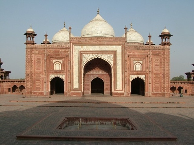 Agra 019 - Taj Mahal cote - Inde