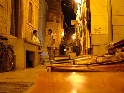 Jailsamer 3 044 - Ruelle nuit - Inde