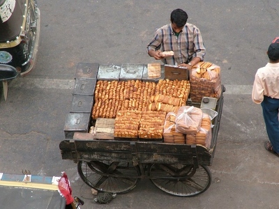 Jaipur 007 - Vendeur gateau - Inde