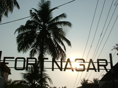 Backwaters 009 - Panneau Fort nagar - Inde