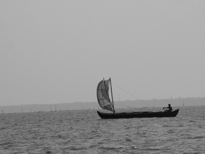 Backwaters 016 - Pirogue - Inde