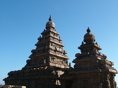 Mamallapuram 054 - Temple Shore - Toit - Inde