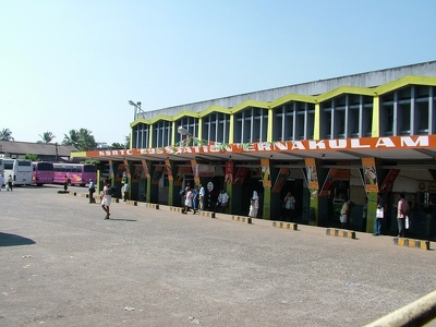 Munnar 003 - Station de bus - Inde