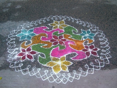 Pondy - 006 - Kolam - Inde