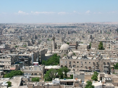 Alep 002 - Vue d en haut - Syrie