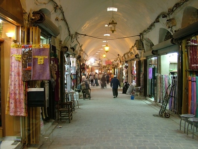 Alep 094 - Allee souq - Syrie