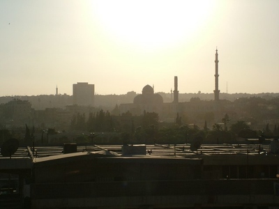 Alep 109 - Ville le soir - Syrie