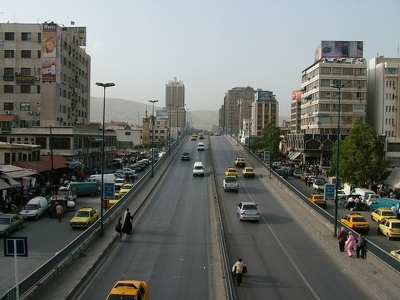Damas 001 - Grande route - Syrie