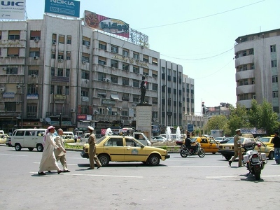 Damas 001 - Rue - Syrie