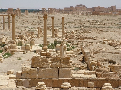 Palmyre 150 - Site vue d en haut - Syrie