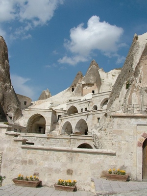 Goreme 010 - Hotel dans village - Turquie