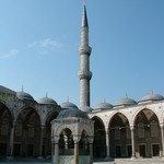 054 - Istanbul - Mosquee bleue cour - Turquie