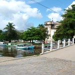 Paraty 032  - Pont et berges - Bresil