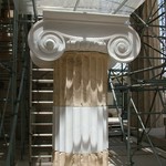 Athenes 117 - Acropole - Colonne en renovation - Grece