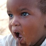 Banc d'Arguin 292 - Portrait enfant Iwik - Mauritanie