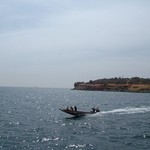 Ile Goree - 041 - Pirogue et Goree - Senegal