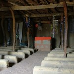 Pays Dogon Begnemato 398 - Interieur eglise - Mali