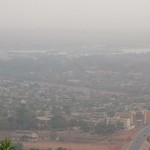 Bamako 031 - vue d'en haut centre - Mali