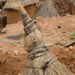 Pays Dogon Indeli 390 - Sommet d'un grenier - Mali