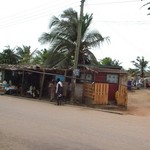 Accra 004 - Rue devant chez Silke - Ghana