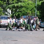 Asuncion 010 - Ecoliers en uniforme - Paraguay