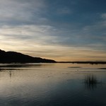 Titicaca 068 - Couche de soleil sur lac - Perou