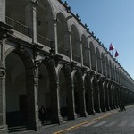 Arequipa 031 - Arcades Plaza Armas - Perou