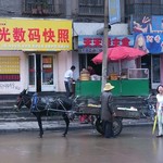 Datong - 014 - Ane dans rue - Chine