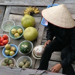 Baie d'Along - 228 - Marche sur bateau - Vietnam