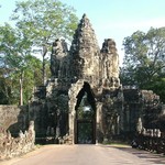 Angkor - 080 - Porte sud de Angkor thom - Porte - Cambodge